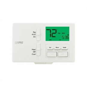 LuxPro 1 Heat 1 Cool Vertical Programmable Thermostat P711 