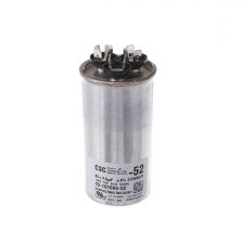 Protech Dual Round Capacitor - 45/7.5 uF, 370 VAC, 2.100 x 3.940 in. - 43-101665-52