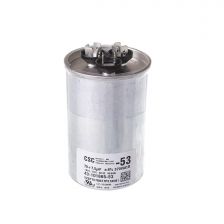 Protech Dual Round Capacitor - 70/7.5 uF, 370 VAC, 2.625 x 3.940 in. - 43-101665-53