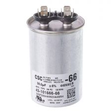 Protech Single Round Capacitor - 30 uF, 440 VAC, 2.120 x 3.060 (max.) in. - 43-101666-66