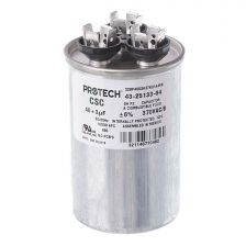 Protech Dual Round Capacitor - 40/3 uF, 370 VAC, 2.120 x 4.000 (max.) in. - 43-25133-04