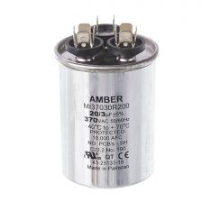 Protech Dual Round Capacitor - 20/3 uF, 370 VAC, 2.120 x 2.880 (max.) in. - 43-25133-18