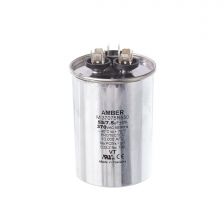 Protech Dual Round Capacitor - 55/7.5 uF, 370 VAC, 2.620 x 3.940 (max.) in. - 43-25133-39
