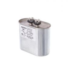 Protech Single Oval Capacitor - 80 uF, 370 VAC, 1.970 x 3.660 x 3.940 (max.) in. - 43-25134-31
