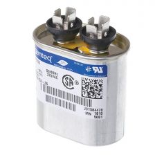 Protech Single Oval Capacitor - 6 uF, 370 VAC, 1.310 x 2.160 x 2.000 (max.) in. - 43-25134-35