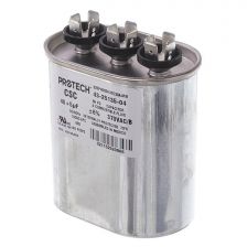 Protech Dual Oval Capacitor - 40/5 uF, 370 VAC, 1.890 x 2.900 x 3.940 (max.) in. - 43-25135-04