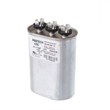 Protech Dual Oval Capacitor - 40/7.5 uF, 440 VAC, 1.890 x 2.900 x 4.000 (max.) in. - 43-25135-11