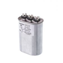 Protech Dual Oval Capacitor - 45/5 uF, 440 VAC, 1.890 x 2.900 x 4.920 (max.) in. - 43-25135-12