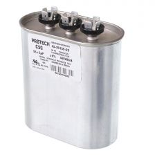 Protech Dual Oval Capacitor - 55/5 uF, 440 VAC, 1.970 x 3.670 x 3.940 (max.) in. - 43-25135-22