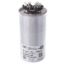 Rheem Capacitor - 45/10/370 Dual Round - 43-26271-48