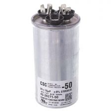 Protech Dual Round Capacitor - 35/10 uF, 370 VAC, 2.125 x 3.750 in. - 43-26271-50