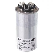 Protech Dual Round Capacitor - 40/7.5 uF, 370 VAC, 2.125 x 3.750 in. - 43-26271-51