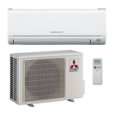 Mitsubishi 9,000 Btu 24.6 Seer Single Zone Ductless Mini Split Air Conditioning System