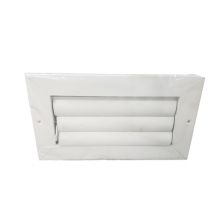Curved Blade One-Way Supply Ceiling Register Grille 6" x 4"