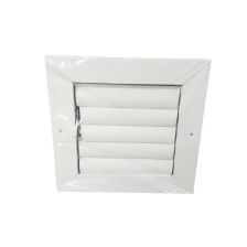 Curved Blade One-Way Supply Ceiling Register Grille 6" x 6"