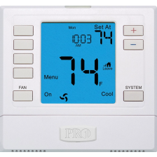 Pro1 T755 Programmable Thermostat (GE: 2H/2C, HP: 3H/2C)