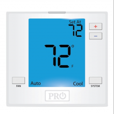 Pro1 T751 Universal Non-Programmable Thermostat (GE: 2H/2C; HP: 3H/2C)