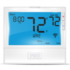 Pro1 T855SH Programmable Thermostat (GE: 2H/2C, HP: 3H/2C) W/Remote Sensor Option (10 Pack)