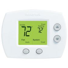 Honeywell Thermostat - 1H/1C Conventional, 1H/1C Heat Pump, Autochangeover, No Programming - TH5110D1022