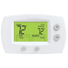 Honeywell Thermostat - 2H/2C Conventional, 2H/1C Heat Pump, Autochangeover, No Programming - TH5220D1029