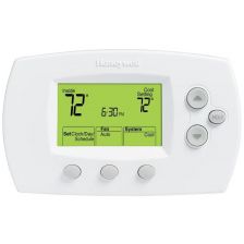 Honeywell Thermostat - 1H/1C Conventional, 1H/1C Heat Pump, Autochangeover, 5/2, 5/1/1 Programming - TH6110D1005